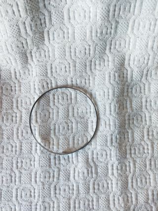 Brazalete ajustable plateado Parfois nuevo