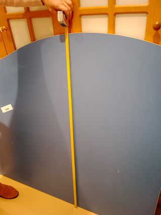 Cabecero nido 90 cm azul
