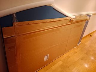 Cabecero nido 90 cm azul