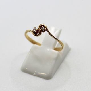 Anillo Oro 18K Infinito con Circonitas 1.36gr T-16