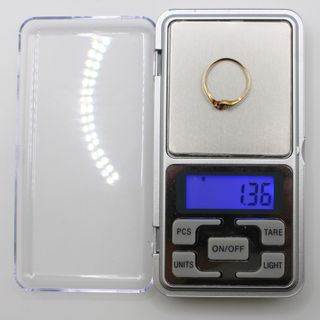 Anillo Oro 18K Infinito con Circonitas 1.36gr T-16