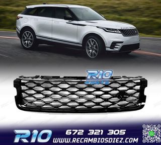 PARRILLA RANGE ROVER VELAR 17- LOOK R DYNAMIC NEGRO BRILLO