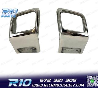 COLAS DE ESCAPE RANGE ROVER EVOQUE 10-18 LOOK DYNAMIC CROMO