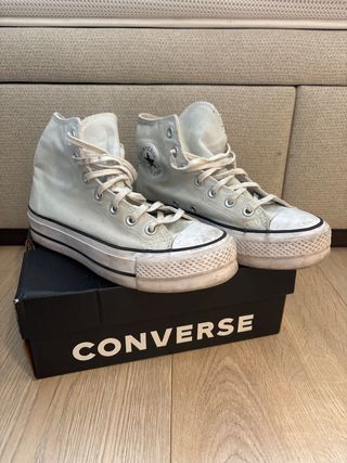 Converse plataforma pastel talla E 37