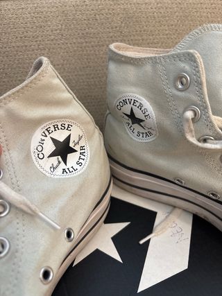Converse plataforma pastel talla E 37