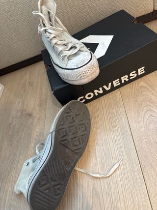 Converse plataforma pastel talla E 37