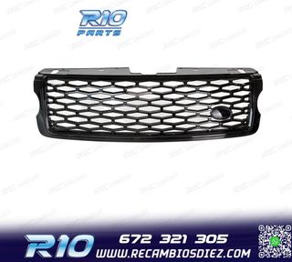 PARRILLA RANGE ROVER VOGUE 13-17 LOOK SVO NEGRO BRILLO