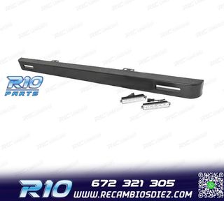 PARAGOLPES DELANTERO LAND ROVER DEFENDER 83-16 CON LUCES LED