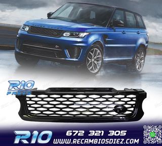 PARRILLA RANGE ROVER SPORT L494 13-17 NEGRO BRILLO LOOK SVR