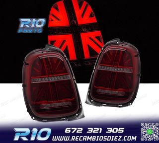 PILOTOS LED MINI COOPER F55 F56 F57 14-17 ROJO AHUMADO