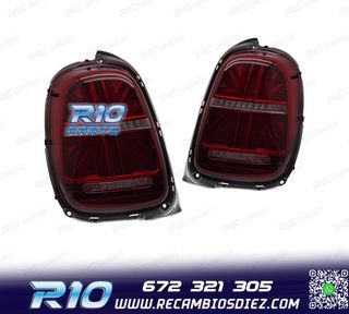 PILOTOS LED MINI COOPER F55 F56 F57 14-17 ROJO AHUMADO