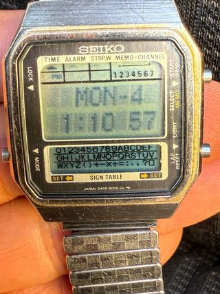 Reloj Seiko Digital Vintage D409-5009 LCD
