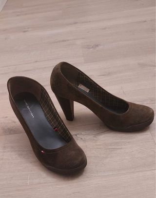 Zapatos de tacón Tommy Hilfiger ante