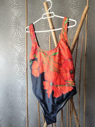 Bañador mujer estampado flores XL
