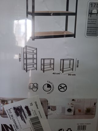 Estantería Metálica Ajustable 5 Baldas