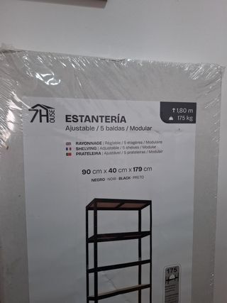 Estantería Metálica Ajustable 5 Baldas