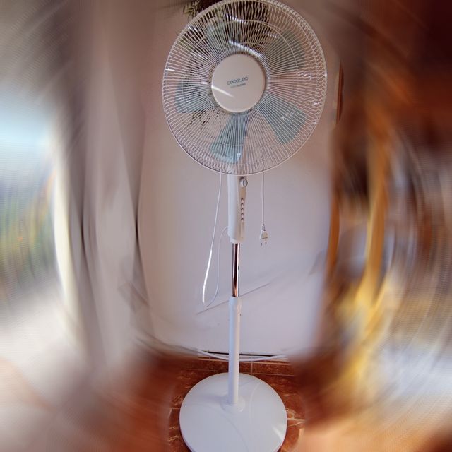 Ventilador Cecotec forcesilence Pie plata/Blanco