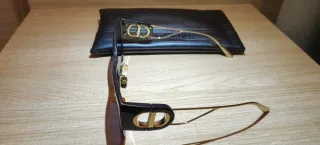 Gafas Christian Dior 30 Montaigne Dorado/Negro