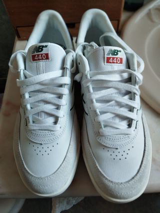 New Balance 440 Hombre Blancas y Verdes