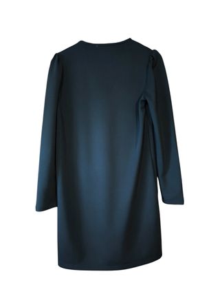 Vestido Negro Mango Manga Larga