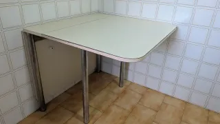 Mesa plegable cocina de melamina
