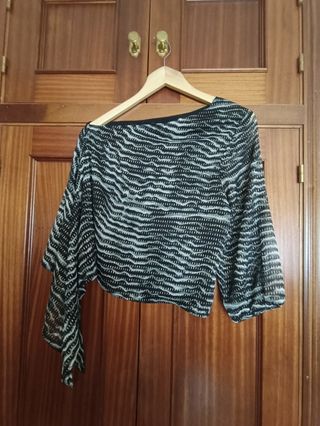 Blusa asimétrica Nícoli Talla Única