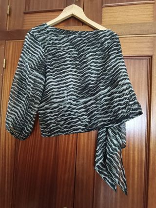 Blusa asimétrica Nícoli Talla Única