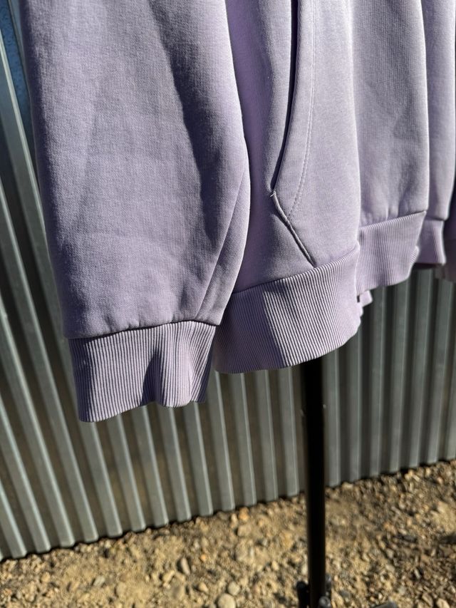 Sudadera Bershka Morada con Estampado