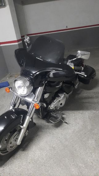 Parabrisas Batwing moto custom