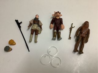 Lote 3 Figuras Star Wars Kenner Años 80