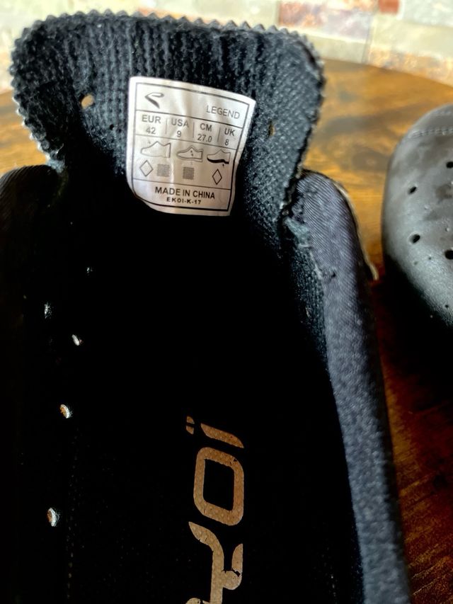 Zapatillas Ciclismo Ekoi Carbono T42 Cordones