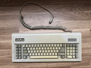 Teclado Solution Beige/Gris