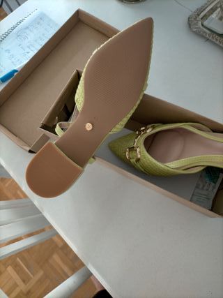 Zapato  BUONAROTTI verde Nuevo