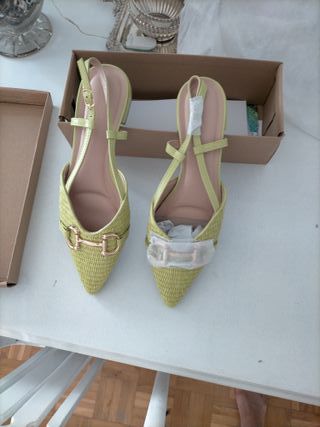 Zapato  BUONAROTTI verde Nuevo