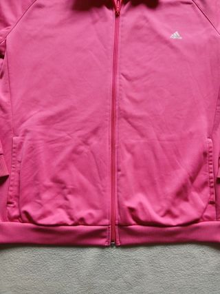 Felpa Adidas Zip Rosa - Taglia XL