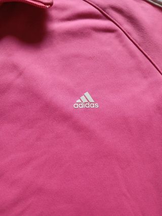Felpa Adidas Zip Rosa - Taglia XL