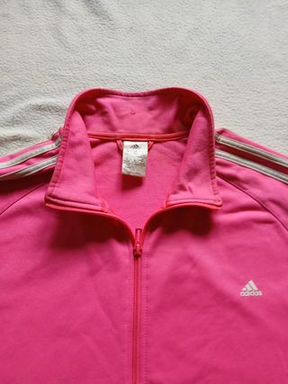 Felpa Adidas Zip Rosa - Taglia XL