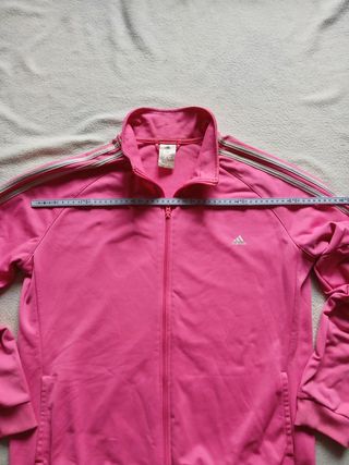 Felpa Adidas Zip Rosa - Taglia XL
