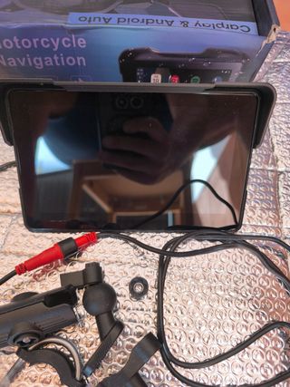 Pantalla Navegación Moto CarPlay Android Auto