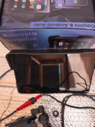 Pantalla Navegación Moto CarPlay Android Auto