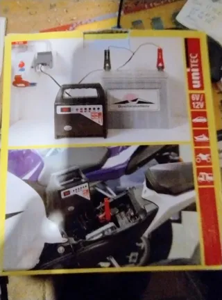 Cargador Batería Coche Moto 6V/12V