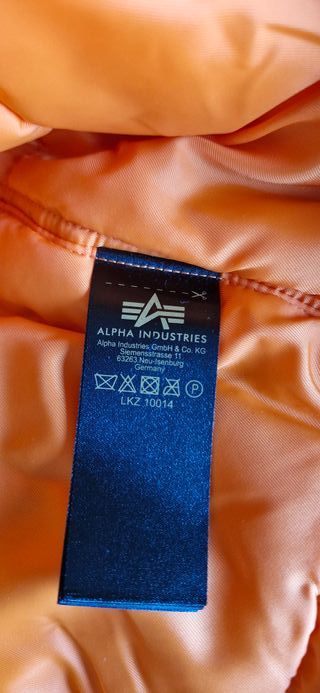 Chaqueta Bomber Alpha Industries NASA Azul