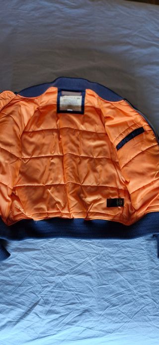 Chaqueta Bomber Alpha Industries NASA Azul