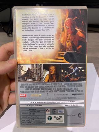 Pelicula Spider-Man 2 de PSP