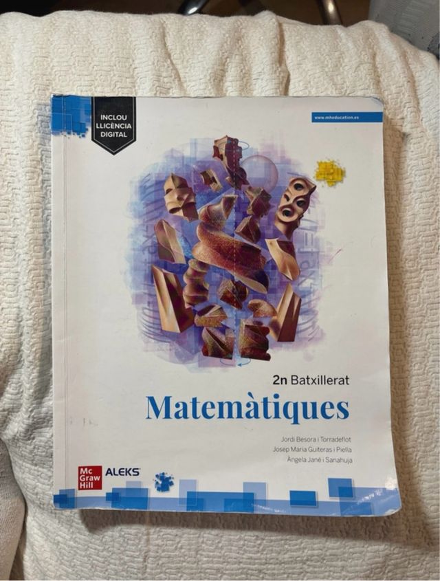 Matemàtiques 2n Batxillerat