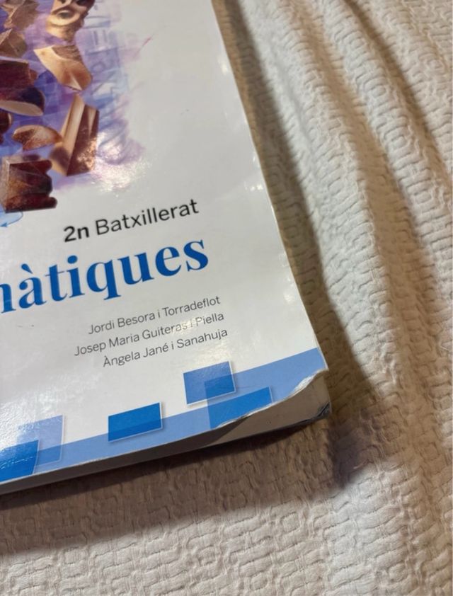 Matemàtiques 2n Batxillerat