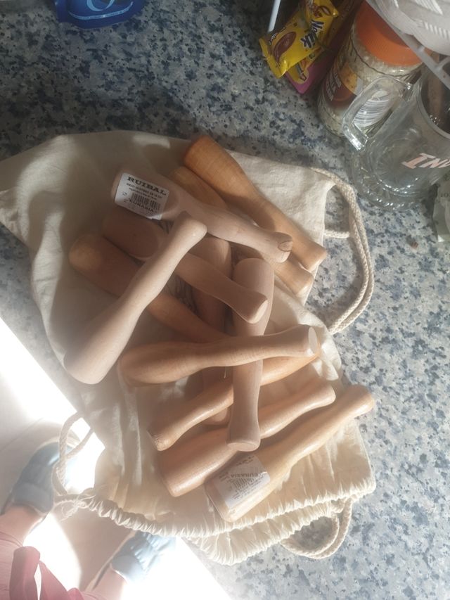 Set de 12 Morteros de Madera Ruibal