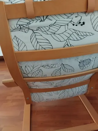 Sillón Poäng Ikea Tela Hojas