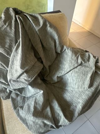 Funda sofá Ikea gris tela