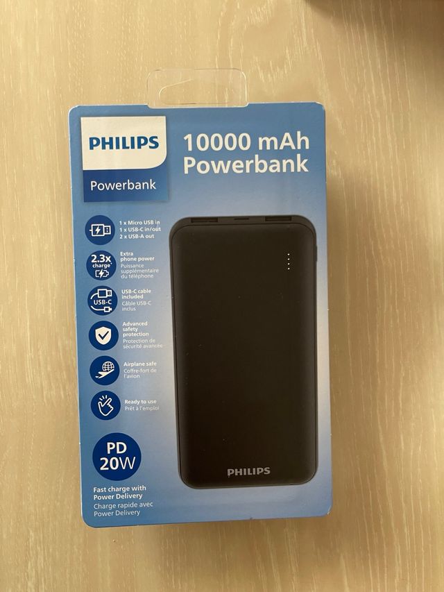 Nuevo Philips Powerbank 10.000 mAh PD 20W